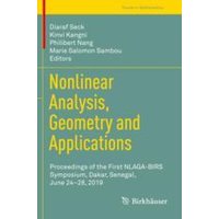 Nonlinear Analysis, Geometry and Applications Nonlinear Analysis, Geometry and Applications