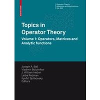 Topics in Operator Theory Topics in Operator Theory
