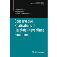 Conservative Realizations of Herglotz-Nevanlinna Functions Conservative Realizations of Herglotz-Nevanlinna Functions