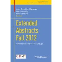 Extended Abstracts Fall 2012 Extended Abstracts Fall 2012