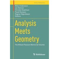 Analysis Meets Geometry Analysis Meets Geometry