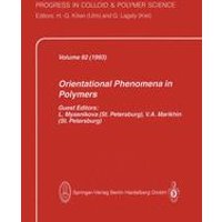 Orientational Phenomena in Polymers Orientational Phenomena in Polymers