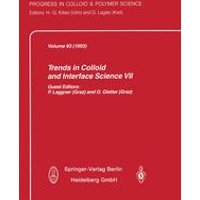 Trends in Colloid and Interface Science VII Trends in Colloid and Interface Science VII