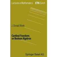 Cardinal Functions on Boolean Algebras Cardinal Functions on Boolean Algebras