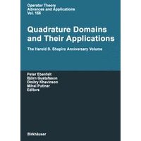 Quadrature Domains and Their Applications Quadrature Domains and Their Applications
