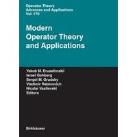 Modern Operator Theory and Applications Modern Operator Theory and Applications