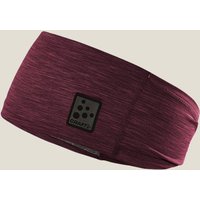 Microfleece shaped headband PEAK-MELANGE