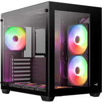 AeroCool Geh Midi Dryft MicroATX/ATX/MiniITX ARGB (black)