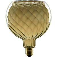 SEGULA LED Floating Globe 150 twisted smokey grau E27 230Lm