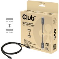 Club3D Kabel USB-C 80Gbps zertifi. PD240W/8K240Hz 1,2m St/St retail