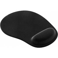INCA Ergonomisches Mauspad 24,5x22x3mm Silikon schwarz retail