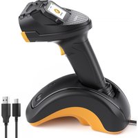 inateck Barcodescanner Pro 8 Black Kit Wireless 1D 2D m Disp