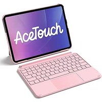 inateck Keyboard Ace Touch iPad 11"/Air 4-5 Com. QWERTZ pink