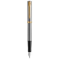 WATERMAN Füllfederhalter IMPRESSION Stainless SteelGT M Blau Geschenkbox