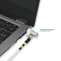 Mobilis T Lock - Slim Rotating security lock - Key