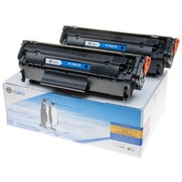 G&G Toner 2er Set kompatibel HP Q2612AD/ Canon FX-10/703