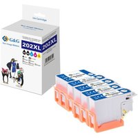 G&G Patronen 5er Set für EPSON 202XL BK/C/M/Y + FotoBK
