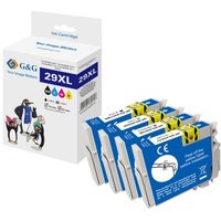 G&G XL-Patronen 4er Set für Epson 29XL/T2996 BK/C/M/Y