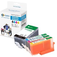 G&G XL-Druckerpatronen 4er Set für HP 934XL/935XL BK/C/M/Y