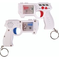 Fizz Laserpistole 2 Stück weiß