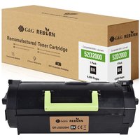 G&G Reborn-Toner kompatibel mit Lexmark 522/ 52D2000
