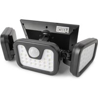 Entac Wandlampe outdoor mit PIR & Solarfunktion 3fach