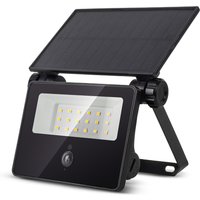 Avide LED-Flutlicht Akku und Solarfunktion 700lm PIR-Sensor