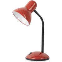 Avide Basic Tischleuchte Simple Rot flexibler Schwanenhals