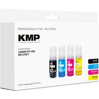 KMP Patrone Canon PFI050 MultiPack B/C/M/Y kompatibel