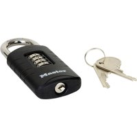 MASTER LOCK Zahlensschloss mit Sicherheitsnotschlüssel