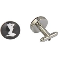 Black And White Lady Cufflinks