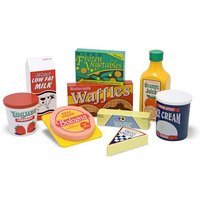 Melissa & Doug Fridge Food Wooden Play Food Set