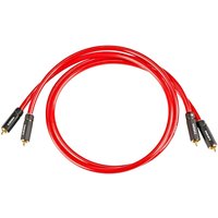 QED Reference Audio 1 w/Fisual Havana XL RCA - Stereo Phono Cable, 1m