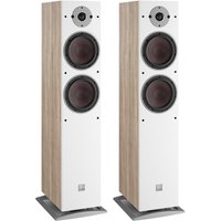 DALI OBERON 7C Active Floorstanding Speakers (Pair), Light Oak