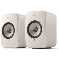 KEF LSX II LT Wireless Hi-Fi Speaker System (Pair), Stone White
