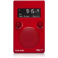 Tivoli Audio Pal+ BT Portable Radio, Red