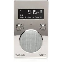Tivoli Audio Pal+ BT Portable Radio, Chrome