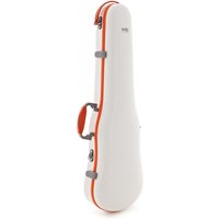 Gewa Polycarbonate Shaped Violin Case White and Orange