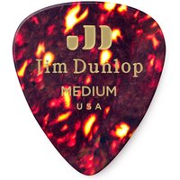 Dunlop Original Celluloid Medium Shell Picks Packung mit 12 Stück