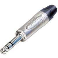 Neutrik NP3X 3-poliger 6.3mm Klinkenstecker Vernickeltes Gehäuse
