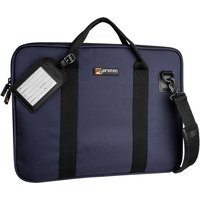 ProTec P5BX Musik Portfolio Tasche mit Schulterriemen blau