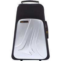 BAM New Trekking Doppel Trompetenkoffer Gebürstetes Aluminium