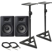 M-Audio BX5-D3 Monitor-Paar mit Ständern und Kabeln