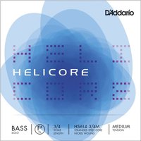 DAddario Helicore Solo Kontrabass f# String 3/4 Größe Medium