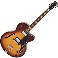 Hartwood Novella Hollowbody-Gitarre Tobacco Sunburst