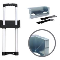 Adam Hall Versenkter Ausziehgriff 1 Auszug silber 528 - 808 mm