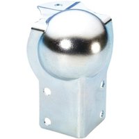 Adam Hall Mittlere gekröpfte Flightcase-Kugelecke mit integrierter L-Ecke 68 mm