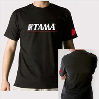 Tama T-Shirt Logo mit Redline – Black – kleine