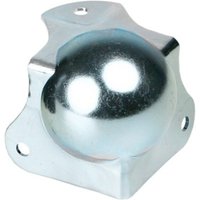 Adam Hall Flightcase-Kugelecke mit integrierter L-Ecke mittel gekröpft 425 mm