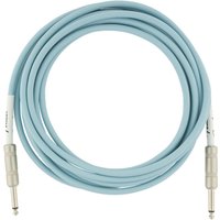 Fender Original Instrumentenkabel 3 m gerade Daphne Blue